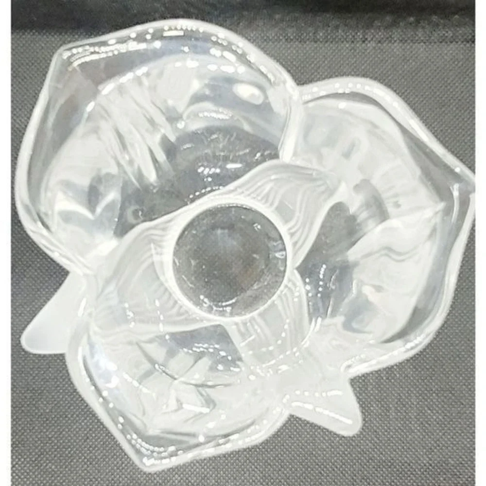 Crystal Frosted & Clear Vase/Votive